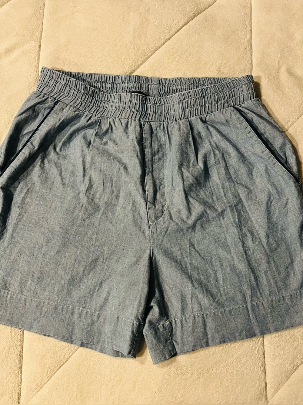 Vintage Christian Dior Monsieur Blue Swim Shorts Men’s Size Medium